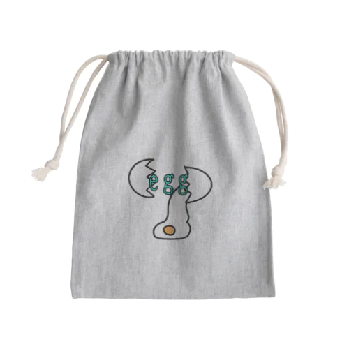 卵 Mini Drawstring Bag