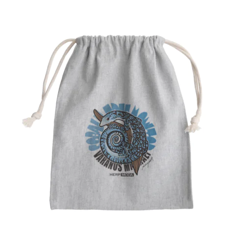 コバルトツリーモニター Mini Drawstring Bag