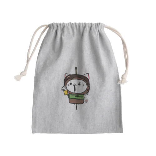 にゃんころげ#0020 Mini Drawstring Bag