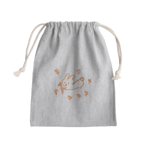 ウサギのヤンヤン Mini Drawstring Bag