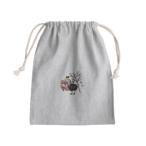 影リンゴくん Mini Drawstring Bag