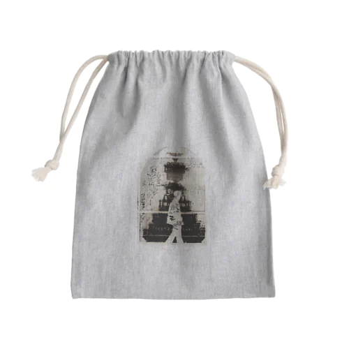 思い Mini Drawstring Bag