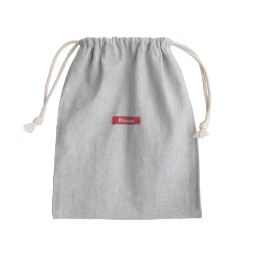湖西市 ｜普段づかいできるご当地グッズ｜ブラシボックスロゴ Mini Drawstring Bag