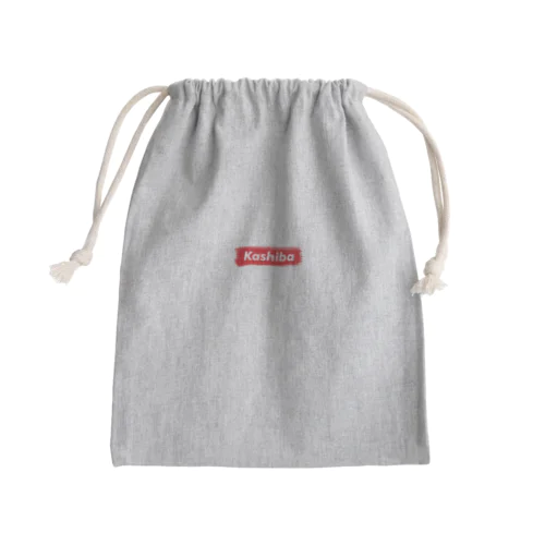 香芝市 ｜普段づかいできるご当地グッズ｜ブラシボックスロゴ Mini Drawstring Bag