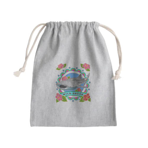 WILD SHARK  ジンベエザメ Mini Drawstring Bag