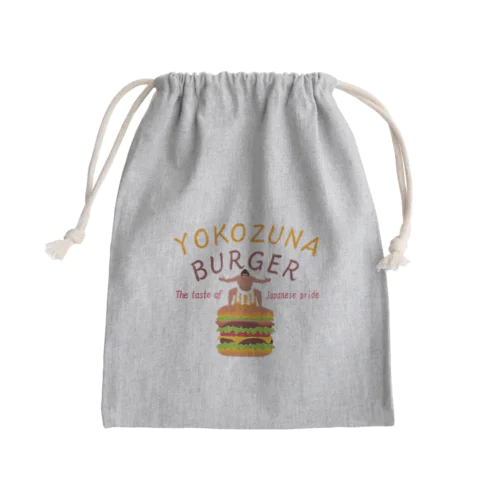 横綱バーガー Mini Drawstring Bag