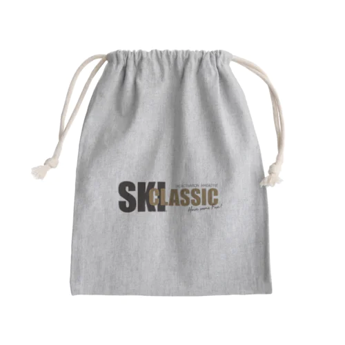 SKI CLASSIC ロゴ Mini Drawstring Bag