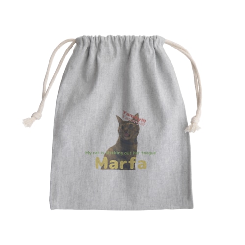 マーファーちゃんyammy! Mini Drawstring Bag