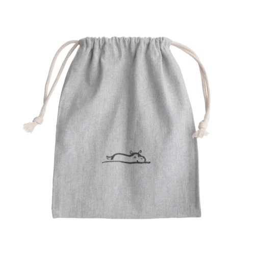 かば Mini Drawstring Bag