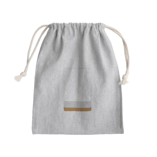 白 ( 麻雀グッズ ) Mini Drawstring Bag