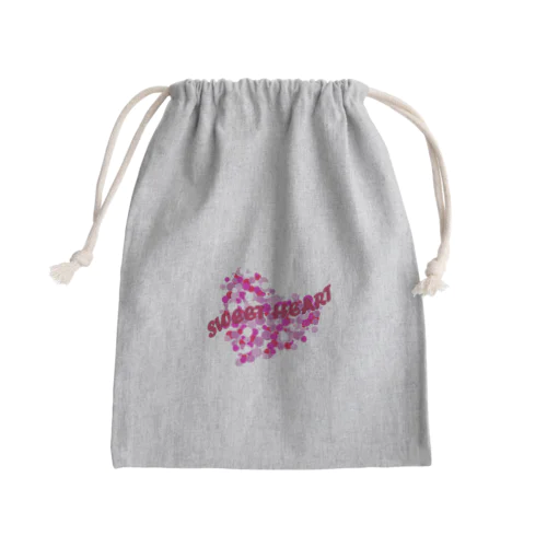 スイートハート　ピンク Mini Drawstring Bag