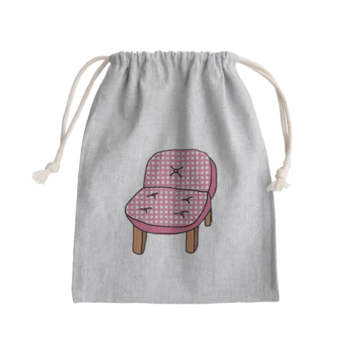 ふかふかチェア Mini Drawstring Bag