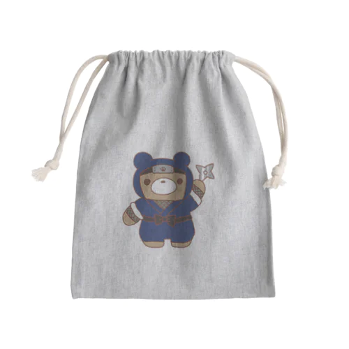 しのびくみゃ Mini Drawstring Bag