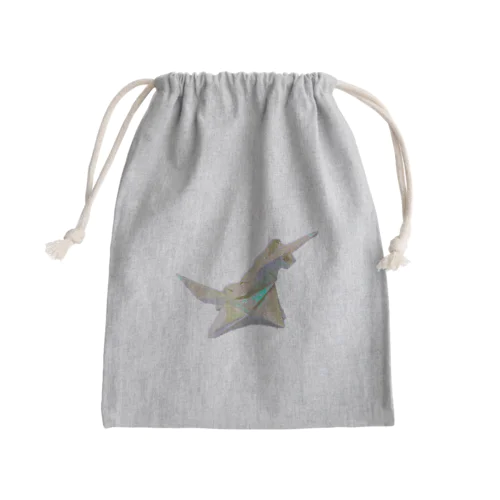 未来移住計画シリーズ③ ORIGAMI ✨ユニコーン🦄 Mini Drawstring Bag