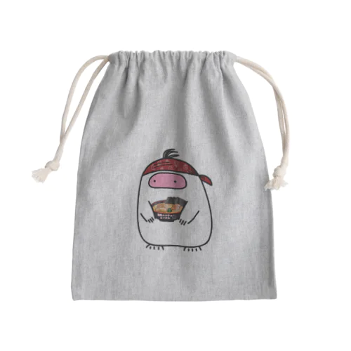 横浜イエティらーめんを作ってしまったイエティさん Mini Drawstring Bag