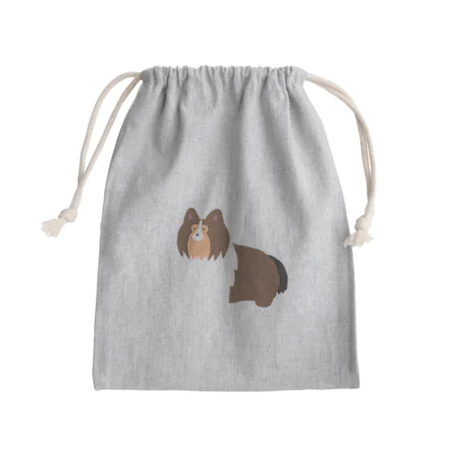 ゆるゆるシェルティ Mini Drawstring Bag