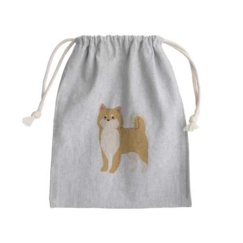 ゆるゆる柴犬 Mini Drawstring Bag