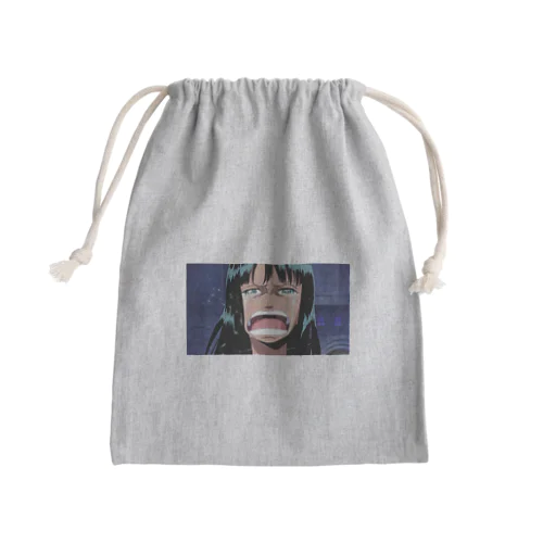 生きたい Mini Drawstring Bag