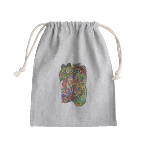 進化チュー♬ Mini Drawstring Bag