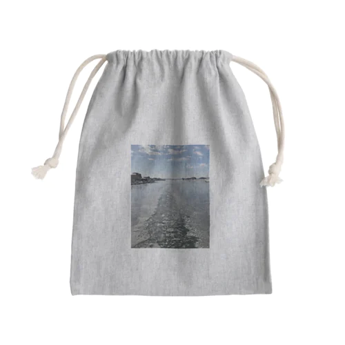 201902111352001　漁船の足跡 Mini Drawstring Bag
