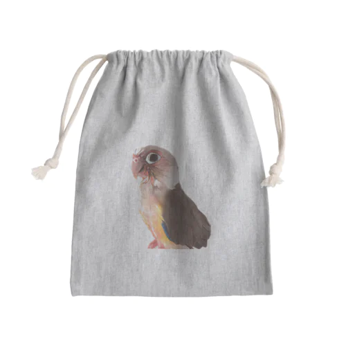 ぶんこイラスト Mini Drawstring Bag