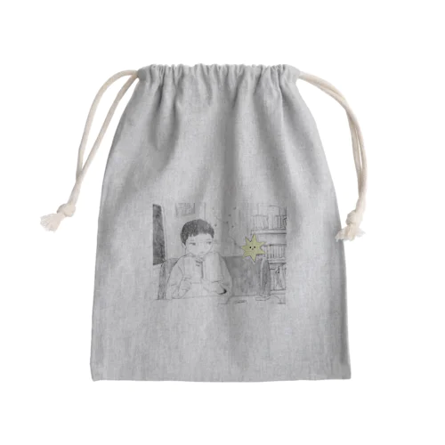 ほしのよる Mini Drawstring Bag