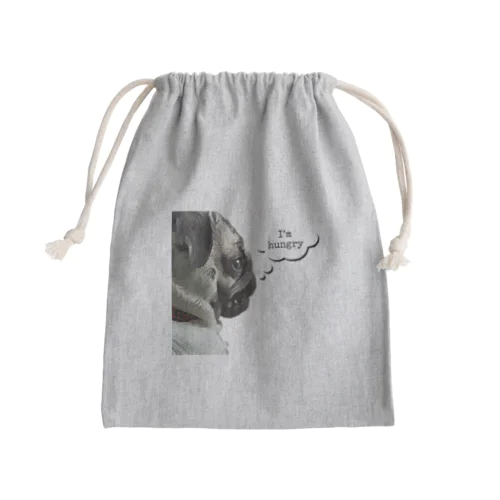 はらぺこパグ Mini Drawstring Bag