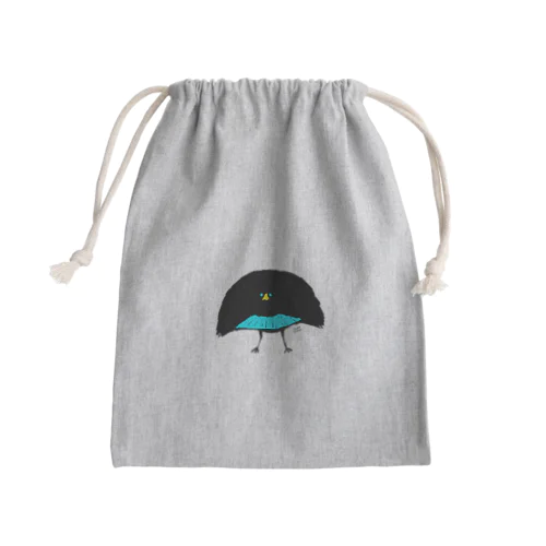 カタカケフウチョウ Mini Drawstring Bag