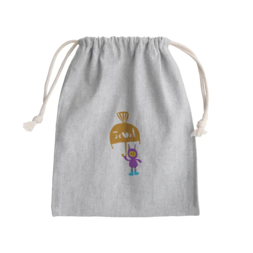 宝石みたいな雨 Mini Drawstring Bag