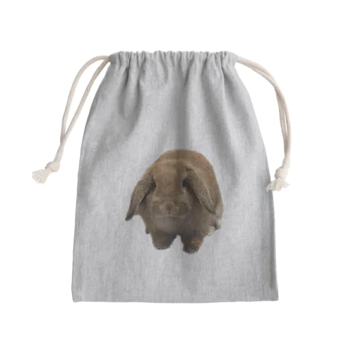 うさぎのもふもふララちゃん Mini Drawstring Bag