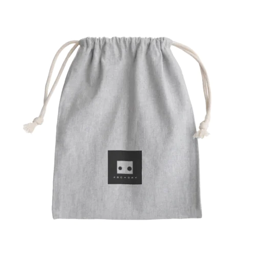 SquareHeadFactoryロゴ Mini Drawstring Bag