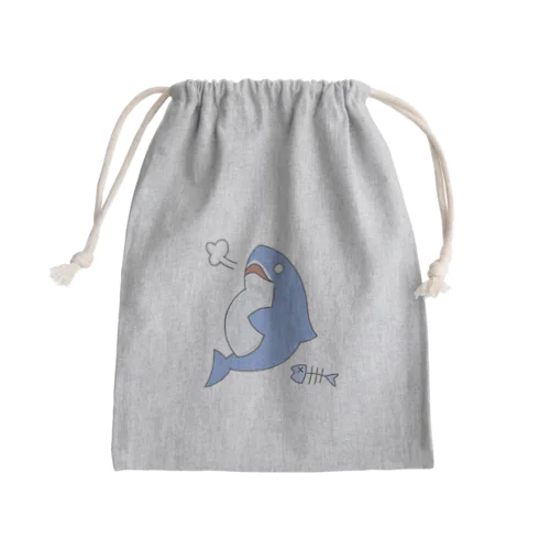 満腹さめちゃん！ Mini Drawstring Bag