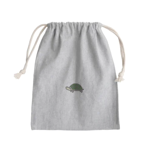 かめ Mini Drawstring Bag