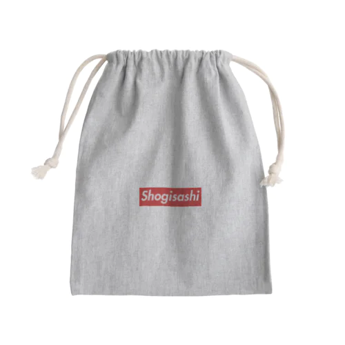 将棋指し ボックスロゴ Mini Drawstring Bag