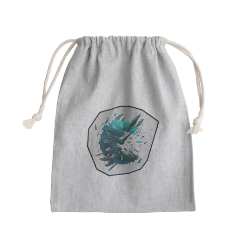 光陰矢の如し Mini Drawstring Bag