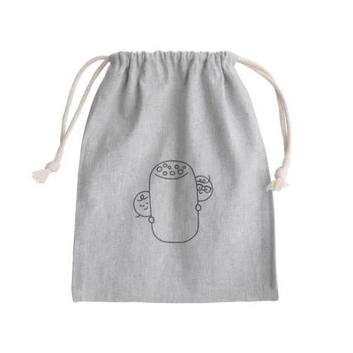 gokabou＆laboko Mini Drawstring Bag