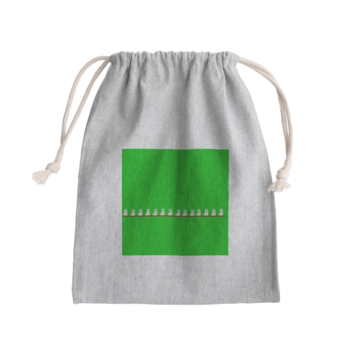 くたびれうさぎ Mini Drawstring Bag