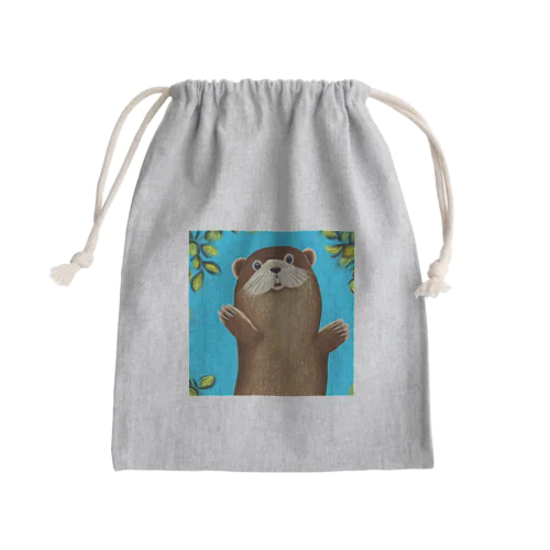 かわいいラッコ♡ Mini Drawstring Bag