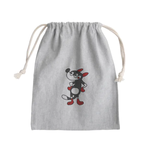 犬ヒーロー Mini Drawstring Bag