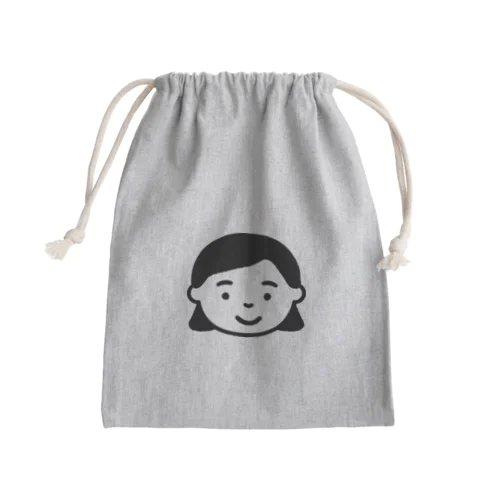 巾着袋（いっ子ちゃん） Mini Drawstring Bag