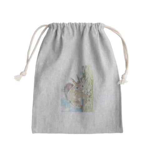 森を育むエゾリス Mini Drawstring Bag