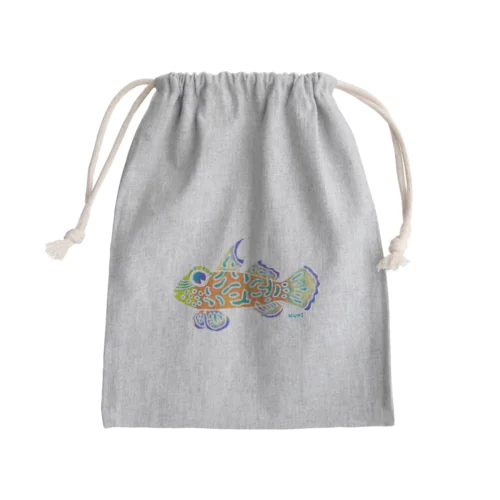 マンダリンフィッシュ Mini Drawstring Bag