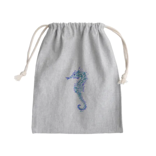 タツノオトシゴ Mini Drawstring Bag