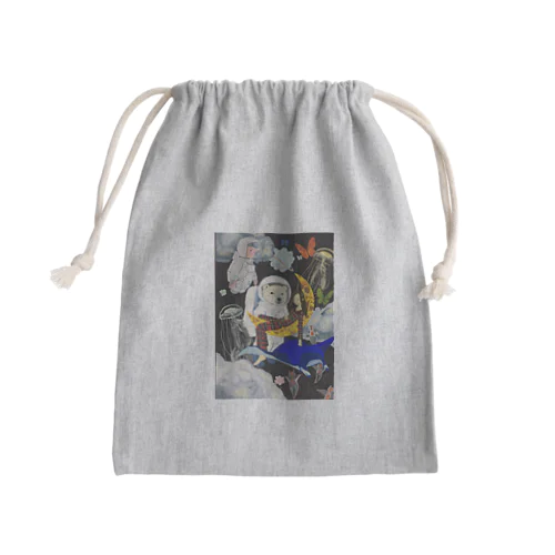 夜間飛行 Mini Drawstring Bag