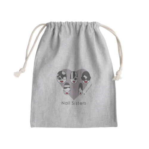 ネイルシスターズ　ハート♡ Mini Drawstring Bag