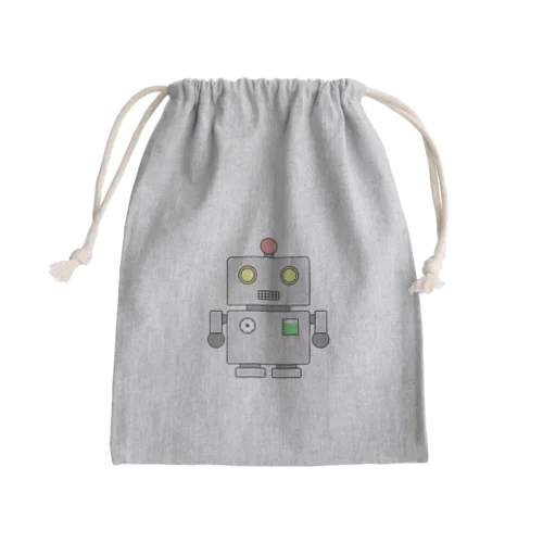 ロボットくん Mini Drawstring Bag