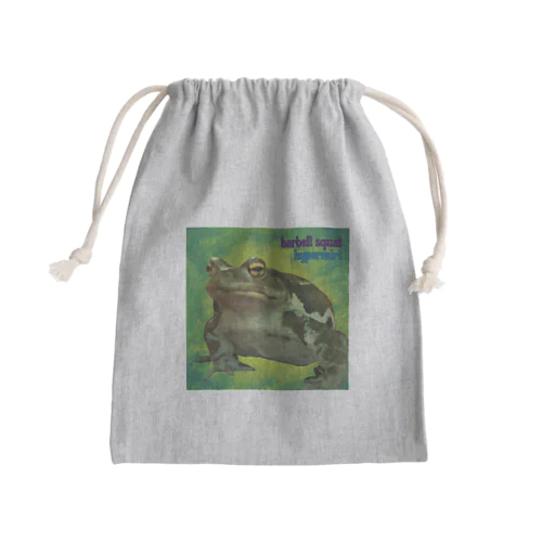 バーベルスクワット Mini Drawstring Bag