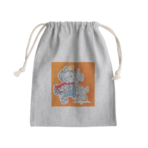 いざ!　きんちゃく Mini Drawstring Bag