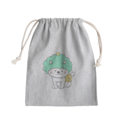 もくもく頭の鬼猫さん Mini Drawstring Bag