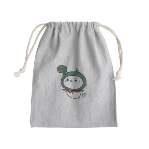 にゃんころげ#0008 Mini Drawstring Bag